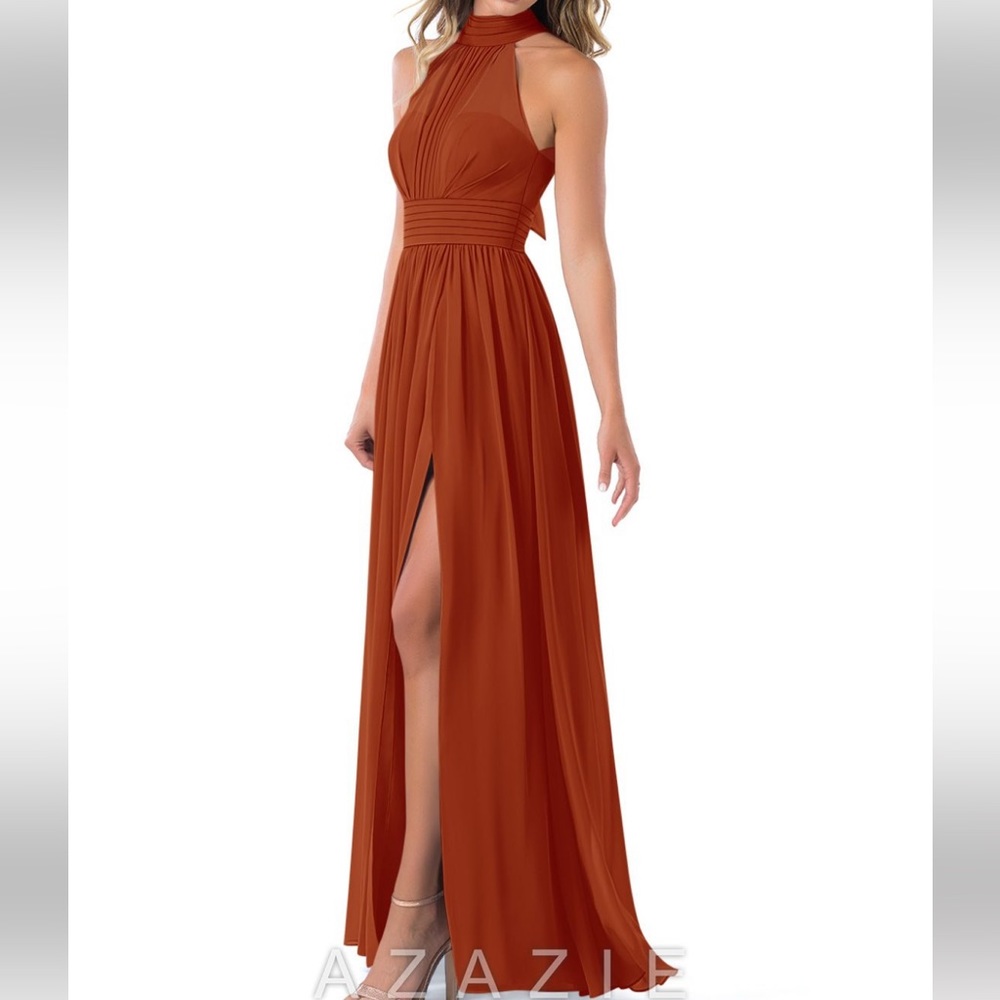 AZAZIE IMAN Bridesmaids/Special Event Dress in Color Paprika